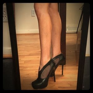 Guess Stiletto mesh leather bootie